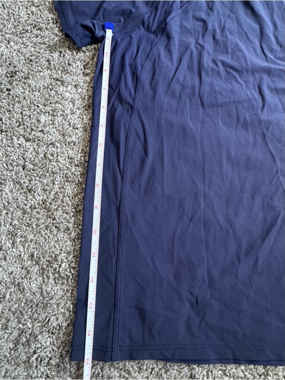 Athleta Women's Short Sleeve Tee - Navy Blue - Picture 3 of 5